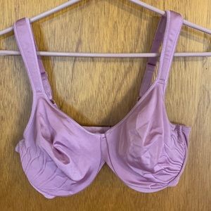 Dusty rose colored 36D underwire bra. Non-padded.